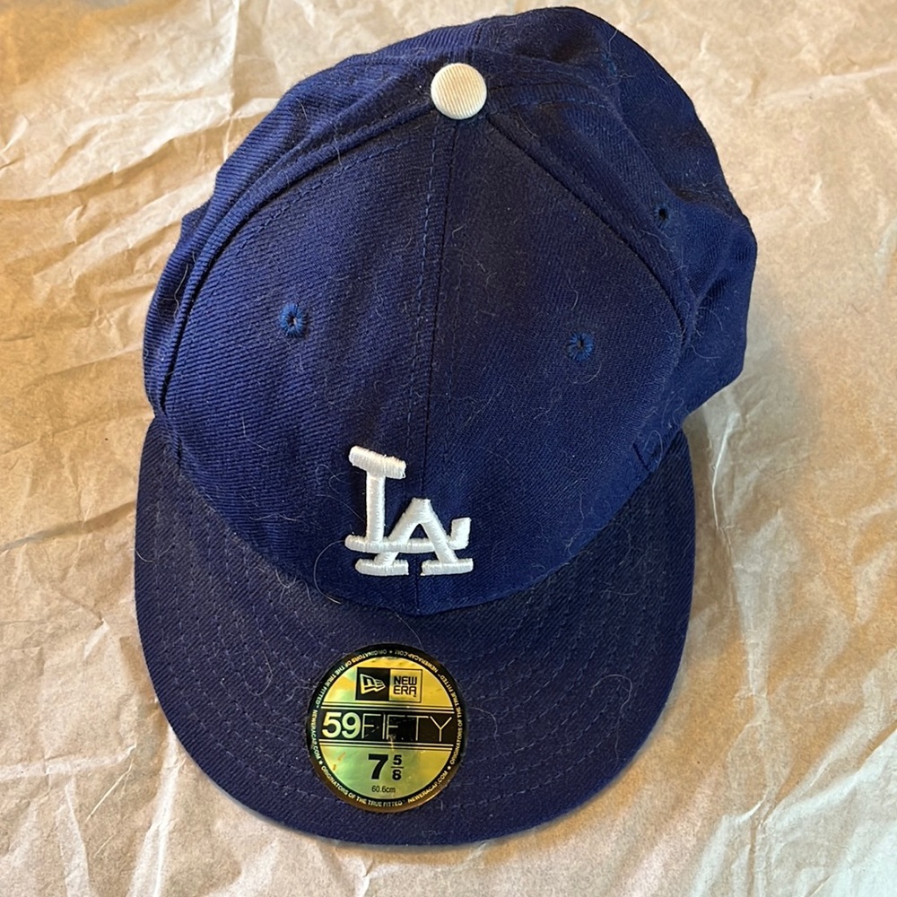 NEW LA Dodgers baseball hat Los Angeles ball cap Vintage,  100% wool